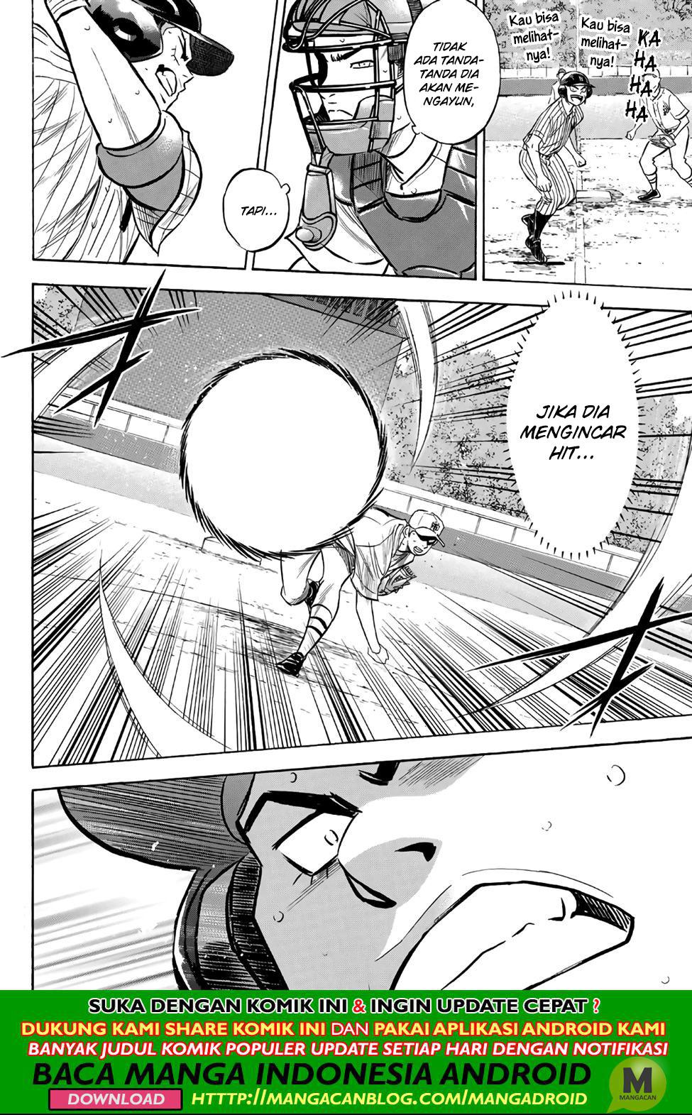 Diamond no Ace Act 2 Bab 183 halaman 10