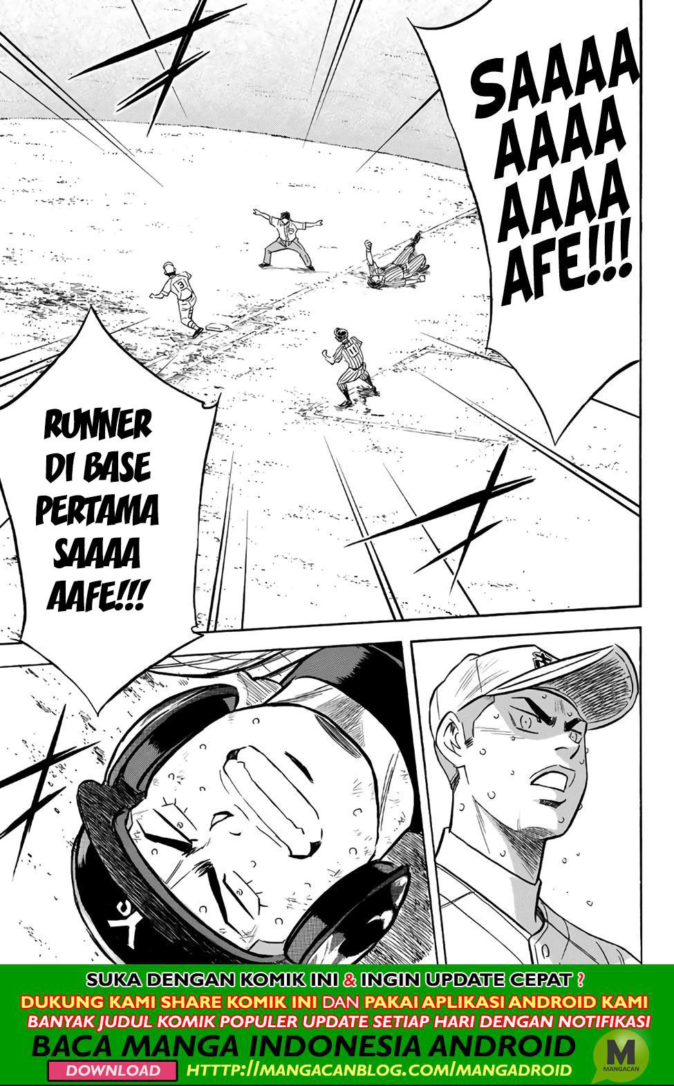 Diamond no Ace Act 2 Bab 183 halaman 19