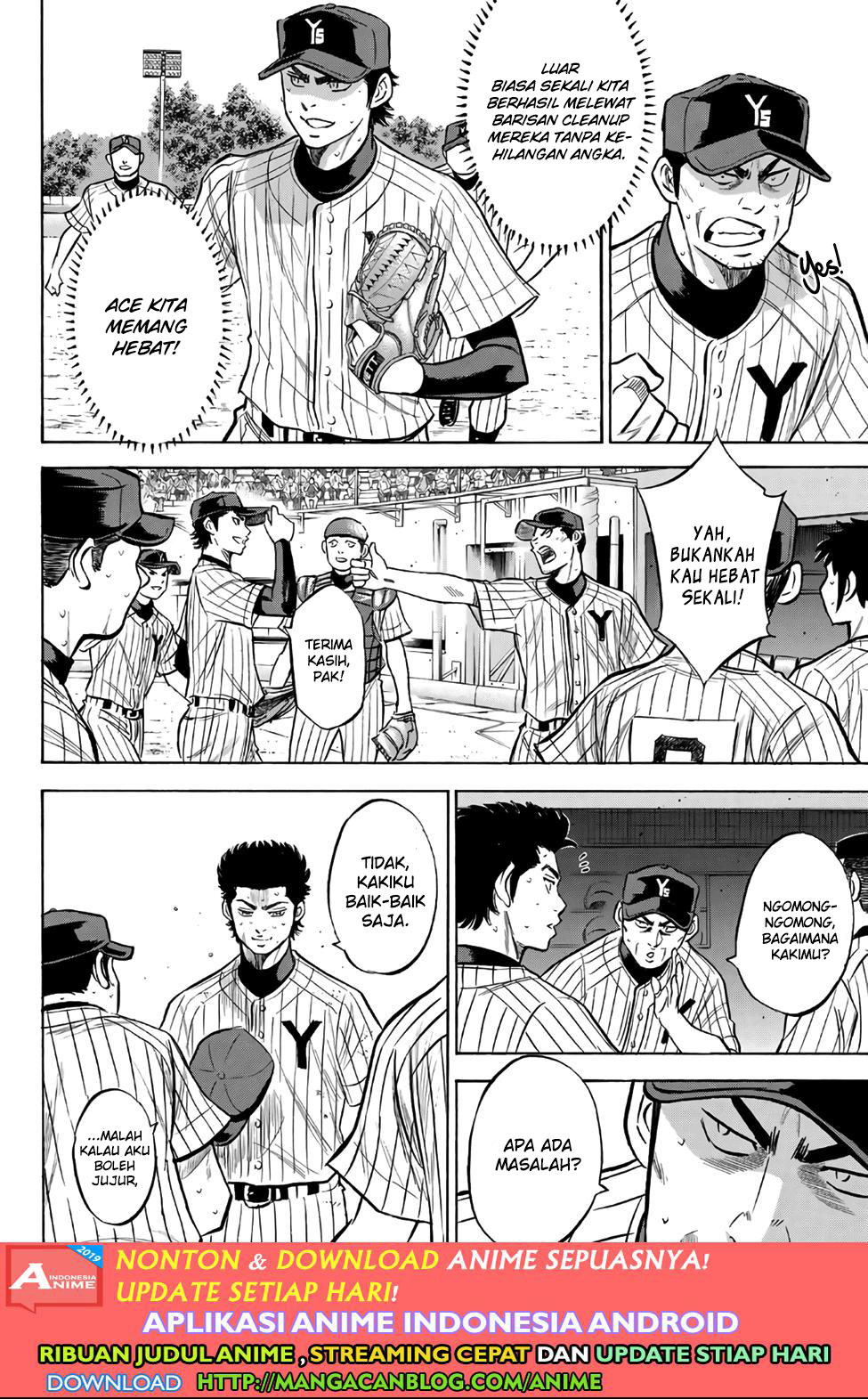 Diamond no Ace Act 2 chapter 184 halaman 18