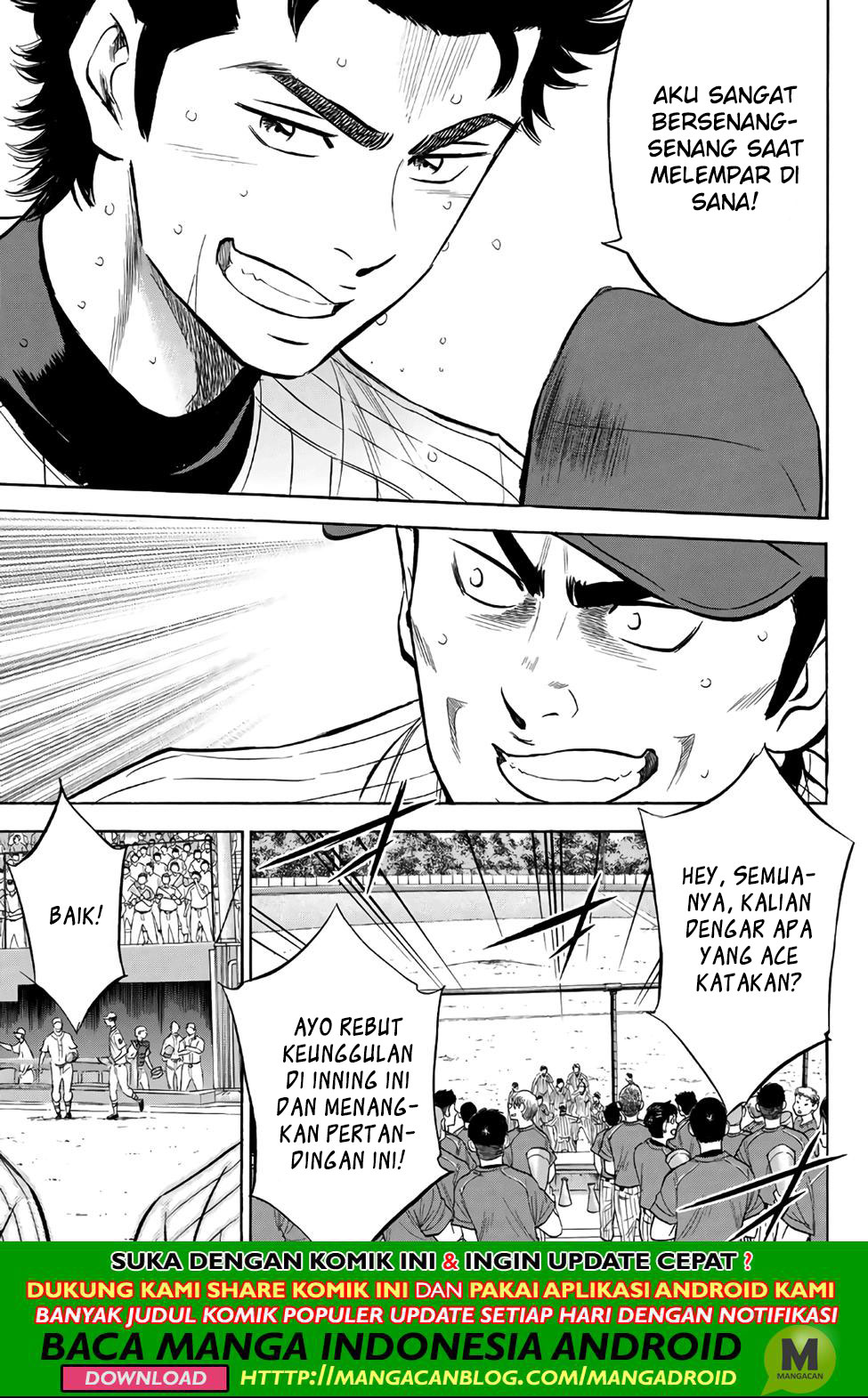 Diamond no Ace Act 2 chapter 184 halaman 19