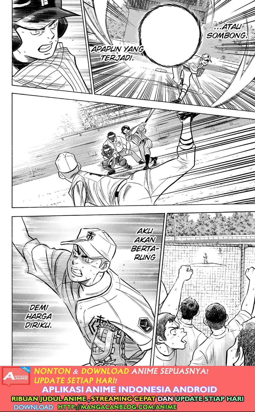 Diamond no Ace Act 2 chapter 185 halaman 6