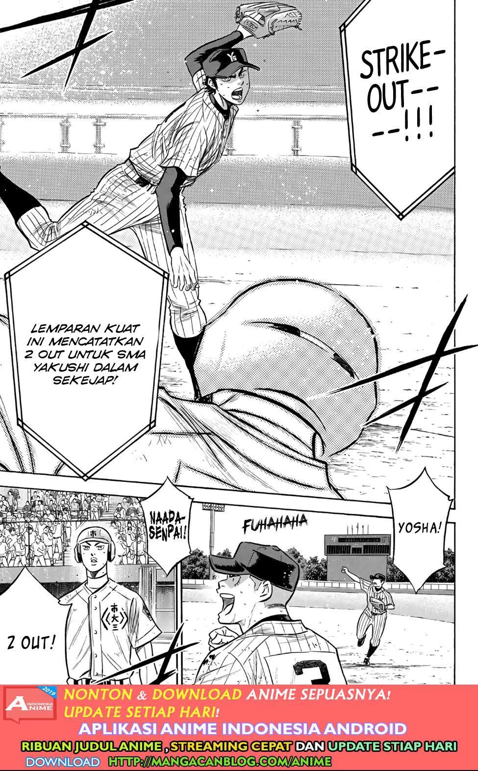 Diamond no Ace Act 2 chapter 185 halaman 13