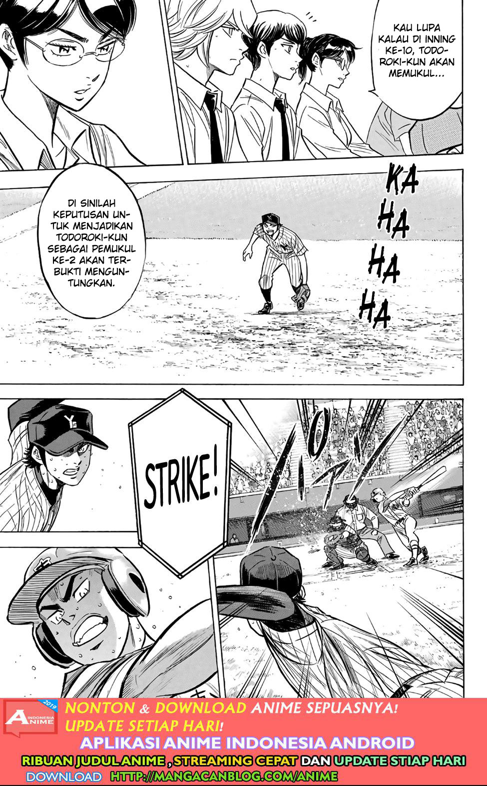 Diamond no Ace Act 2 chapter 185 halaman 17
