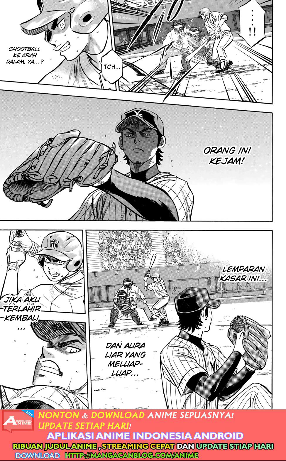 Diamond no Ace Act 2 chapter 185 halaman 19