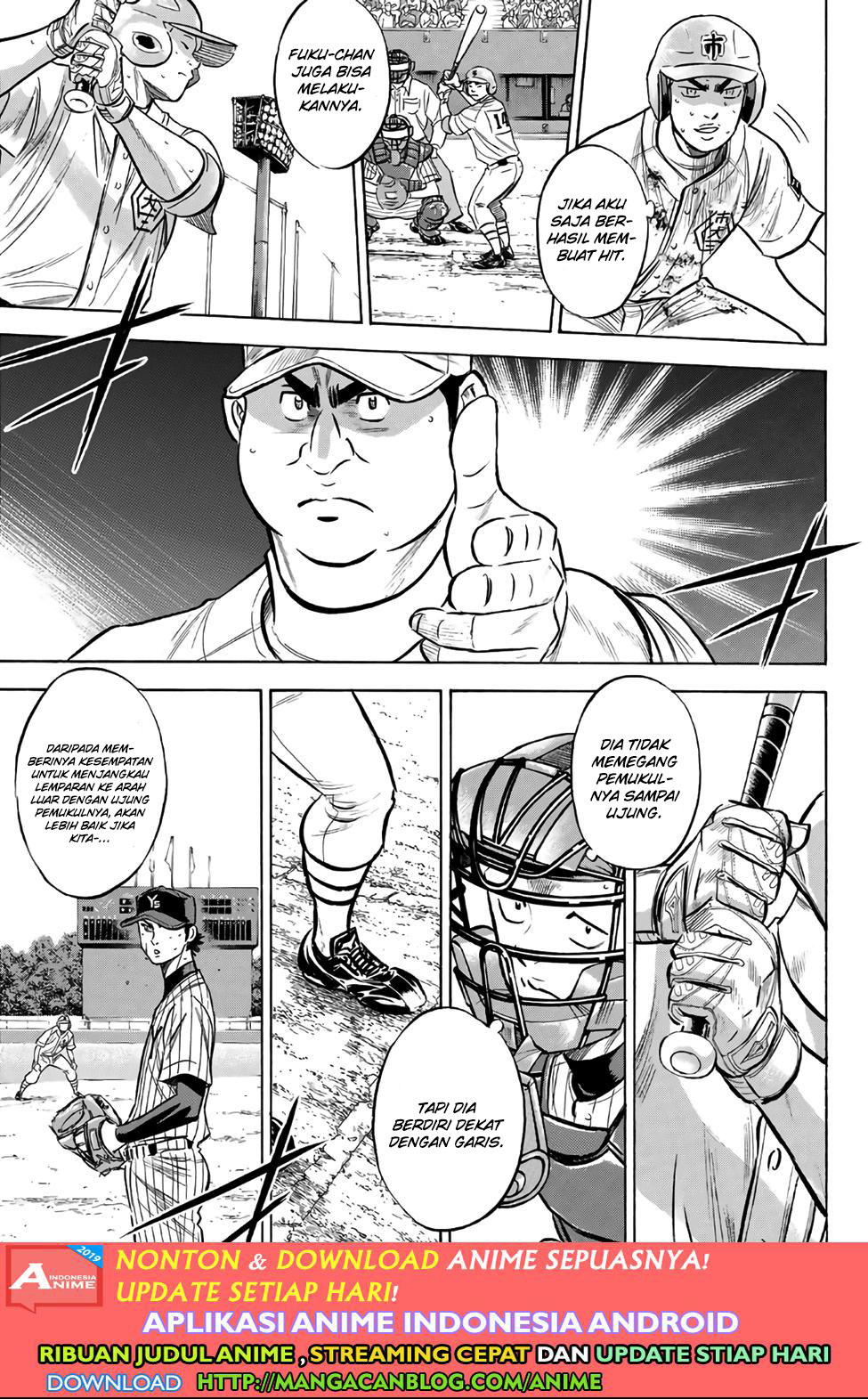 Diamond no Ace Act 2 chapter 186 halaman 9