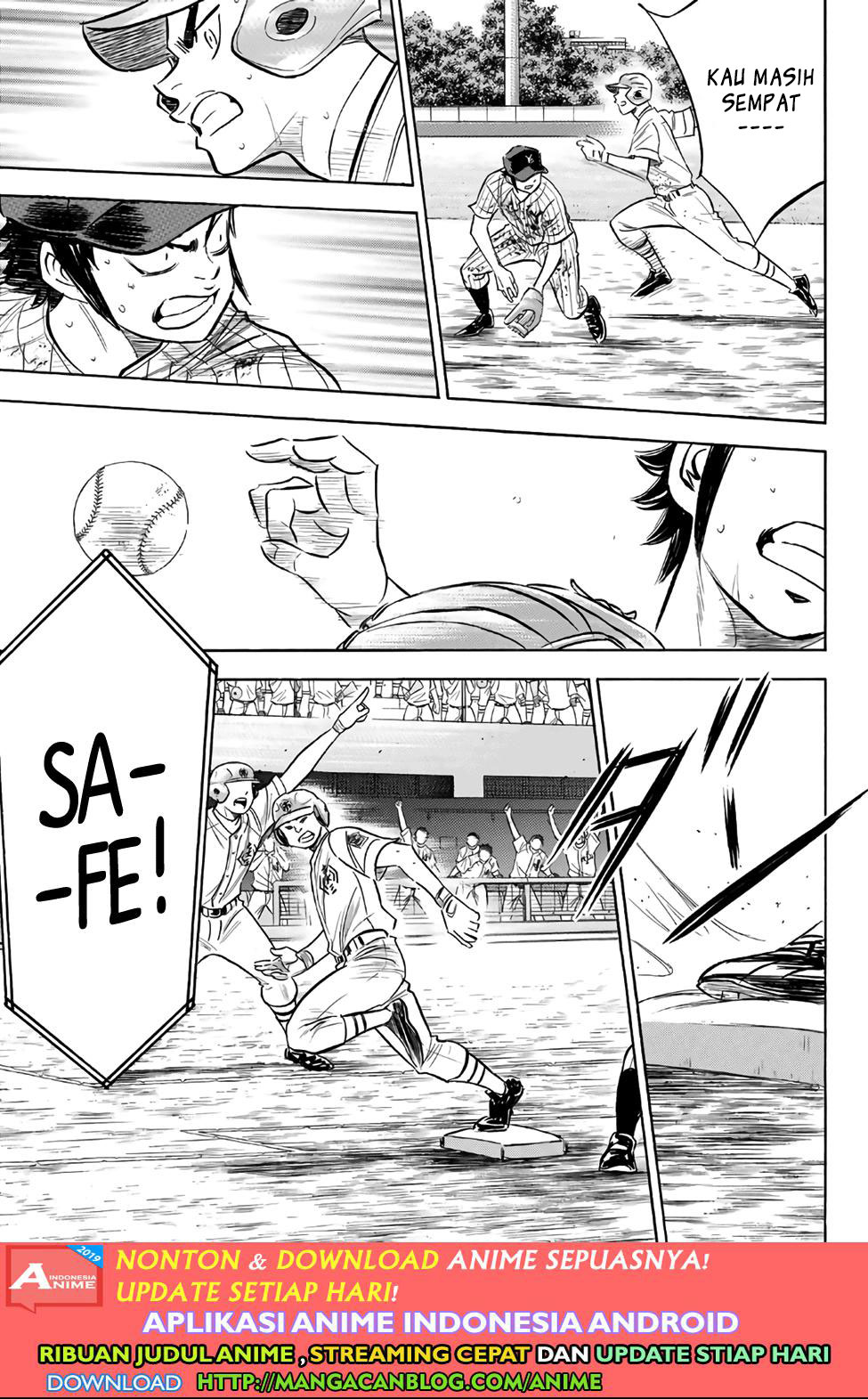 Diamond no Ace Act 2 chapter 186 halaman 13