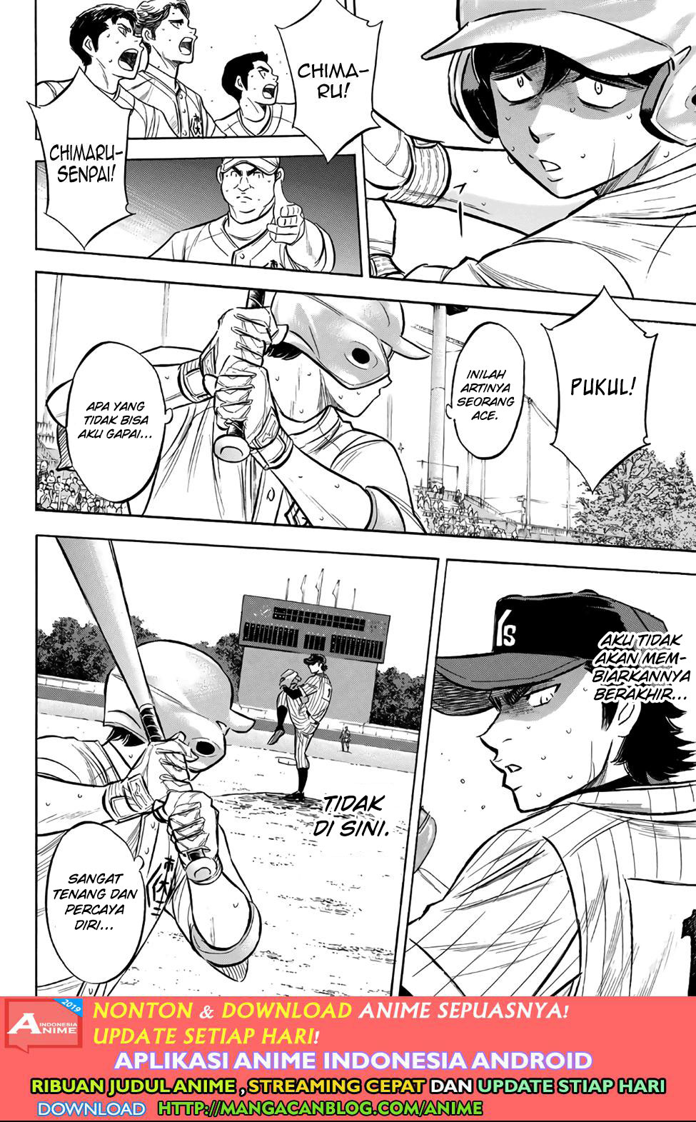 Diamond no Ace Act 2 chapter 186 halaman 18