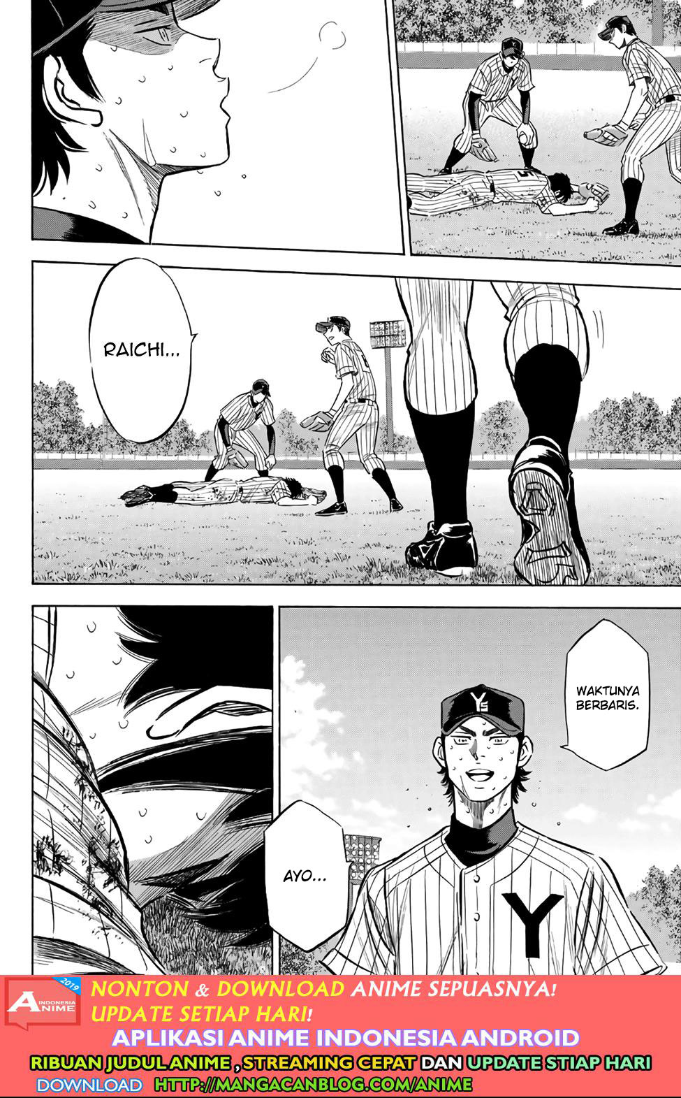 Diamond no Ace Act 2 chapter 187 halaman 7
