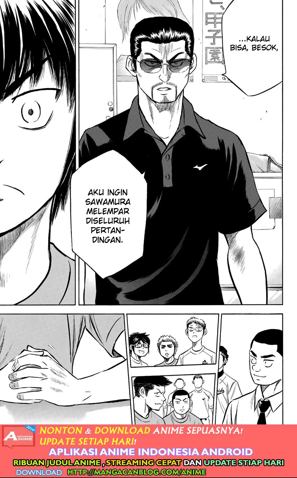 Diamond no Ace Act 2 Bab 188 halaman 9