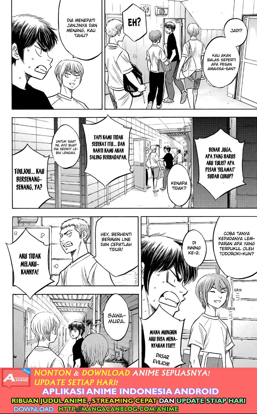 Diamond no Ace Act 2 Bab 188 halaman 14