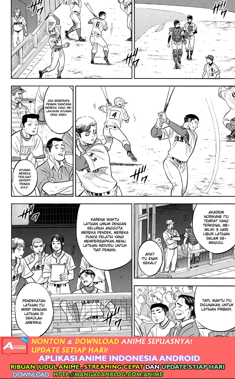 Diamond no Ace Act 2 chapter 189 halaman 4