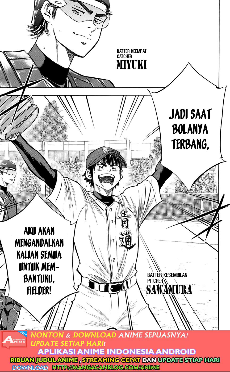 Diamond no Ace Act 2 chapter 189 halaman 9