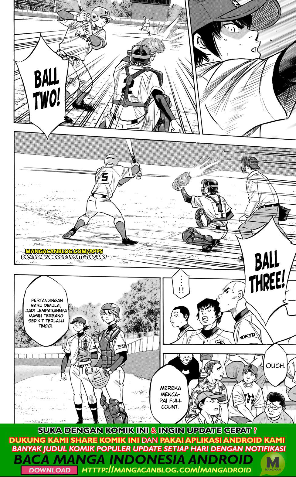 Diamond no Ace Act 2 Bab 190 halaman 2