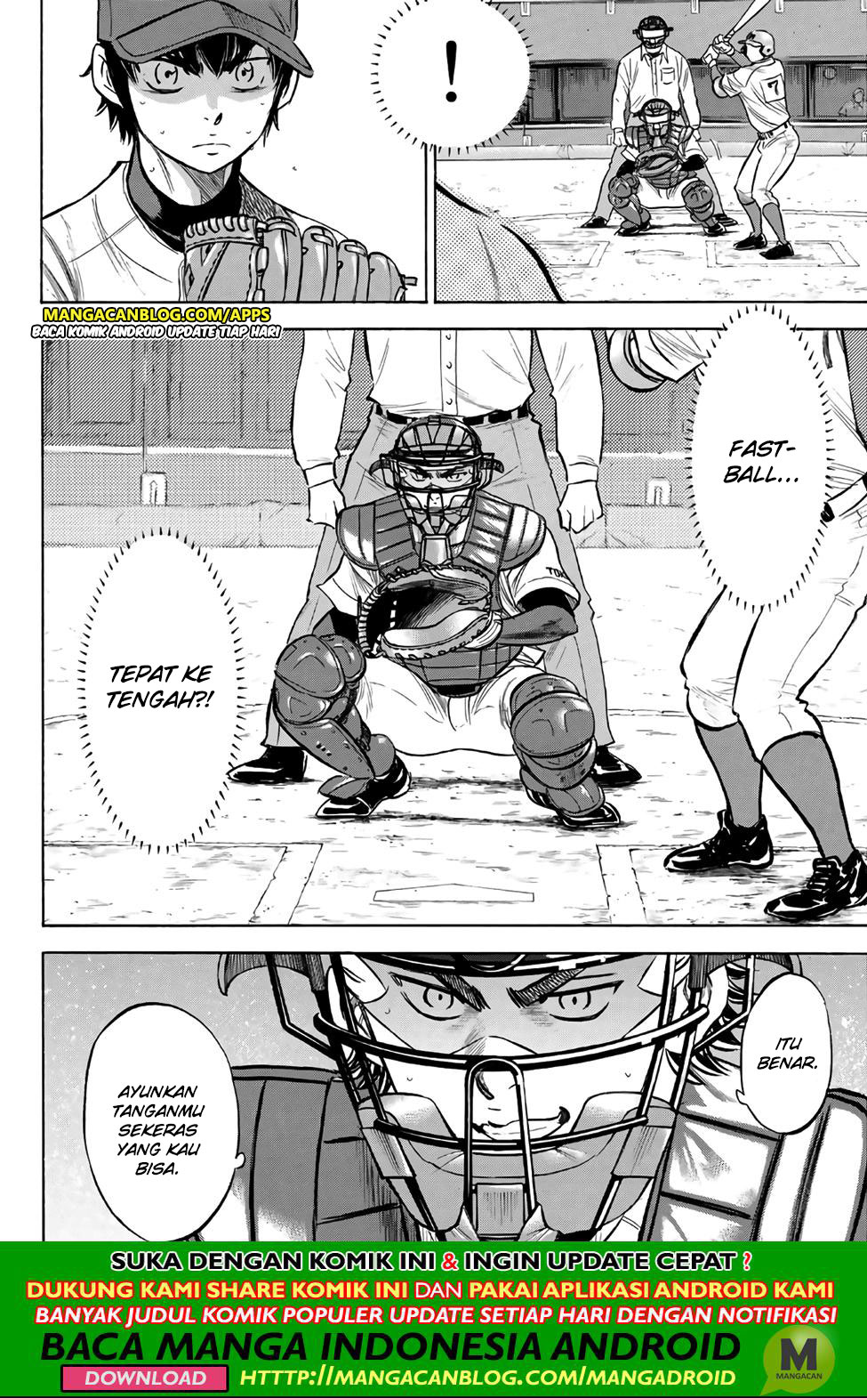 Diamond no Ace Act 2 Bab 190 halaman 4