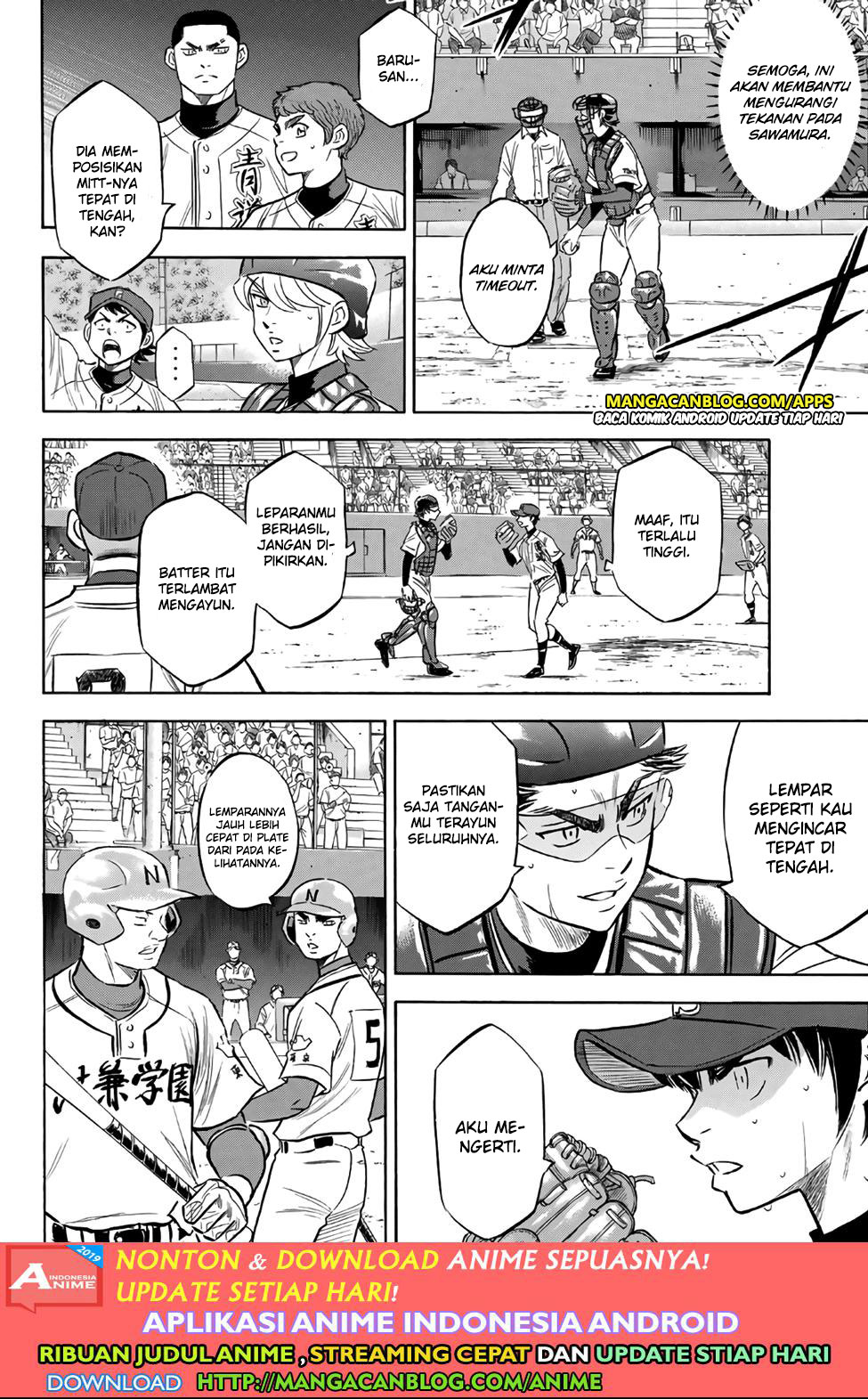 Diamond no Ace Act 2 Bab 190 halaman 8