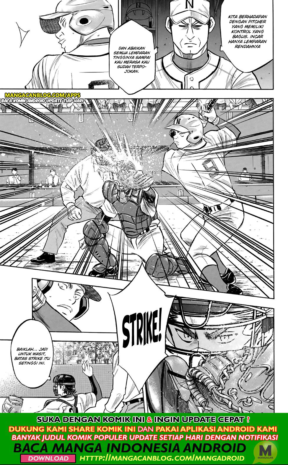 Diamond no Ace Act 2 Bab 190 halaman 9
