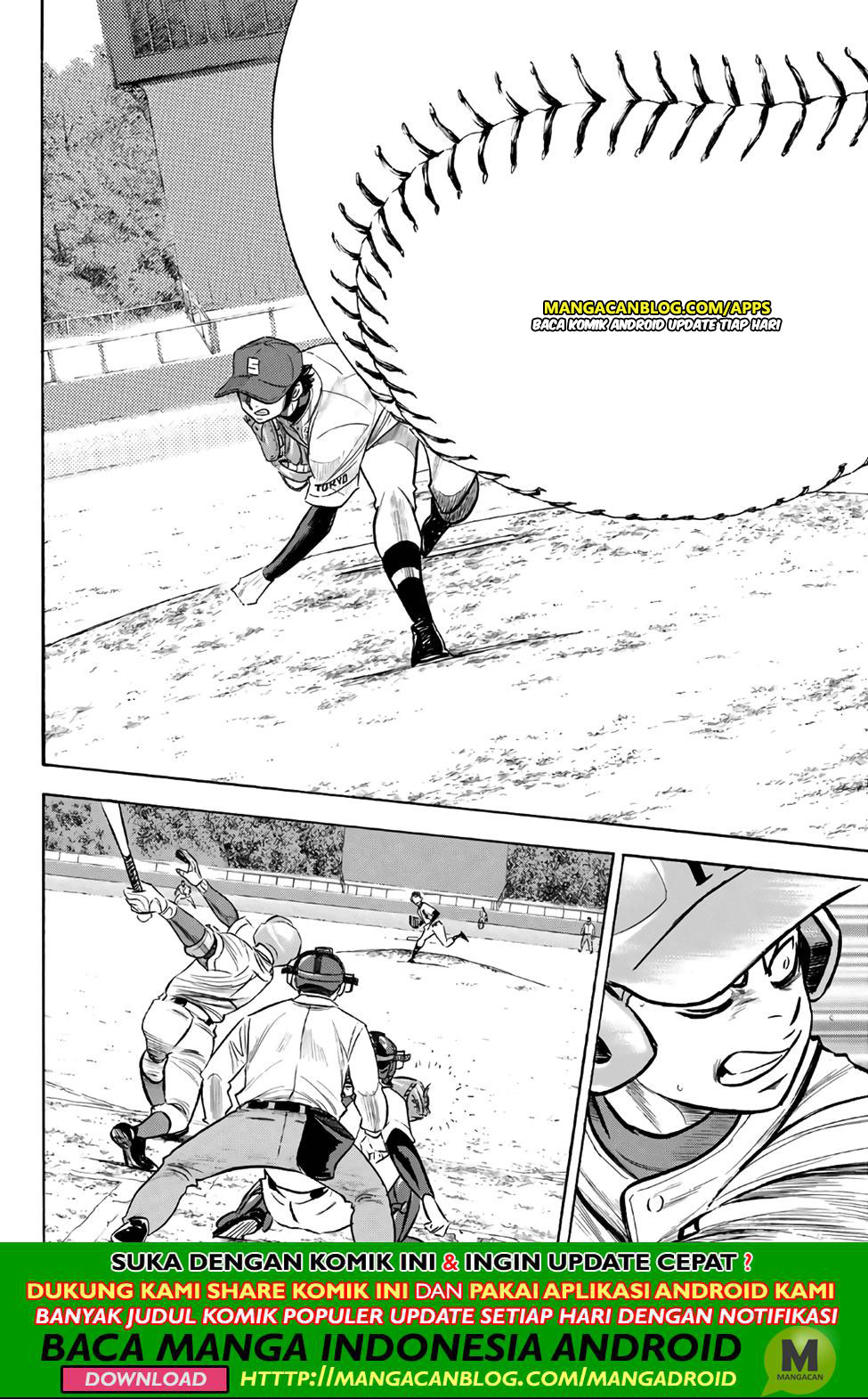 Diamond no Ace Act 2 Bab 190 halaman 14