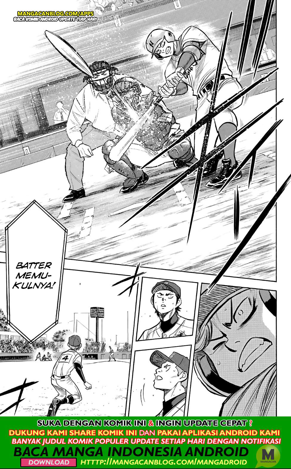 Diamond no Ace Act 2 Bab 190 halaman 17