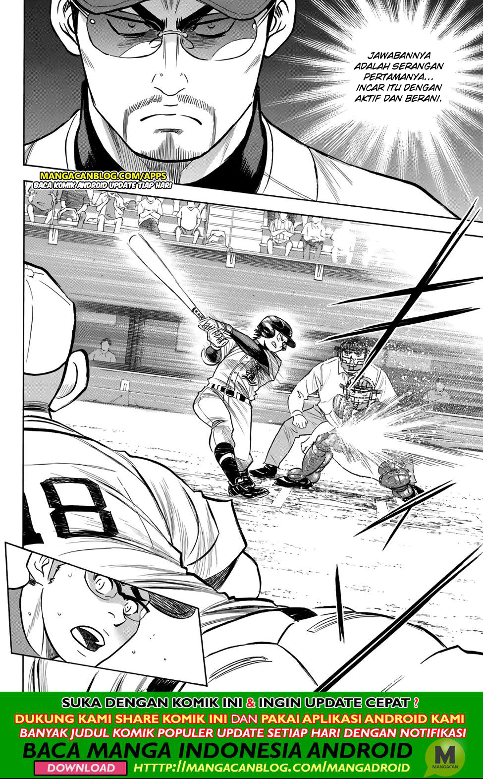 Diamond no Ace Act 2 Bab 191 halaman 8