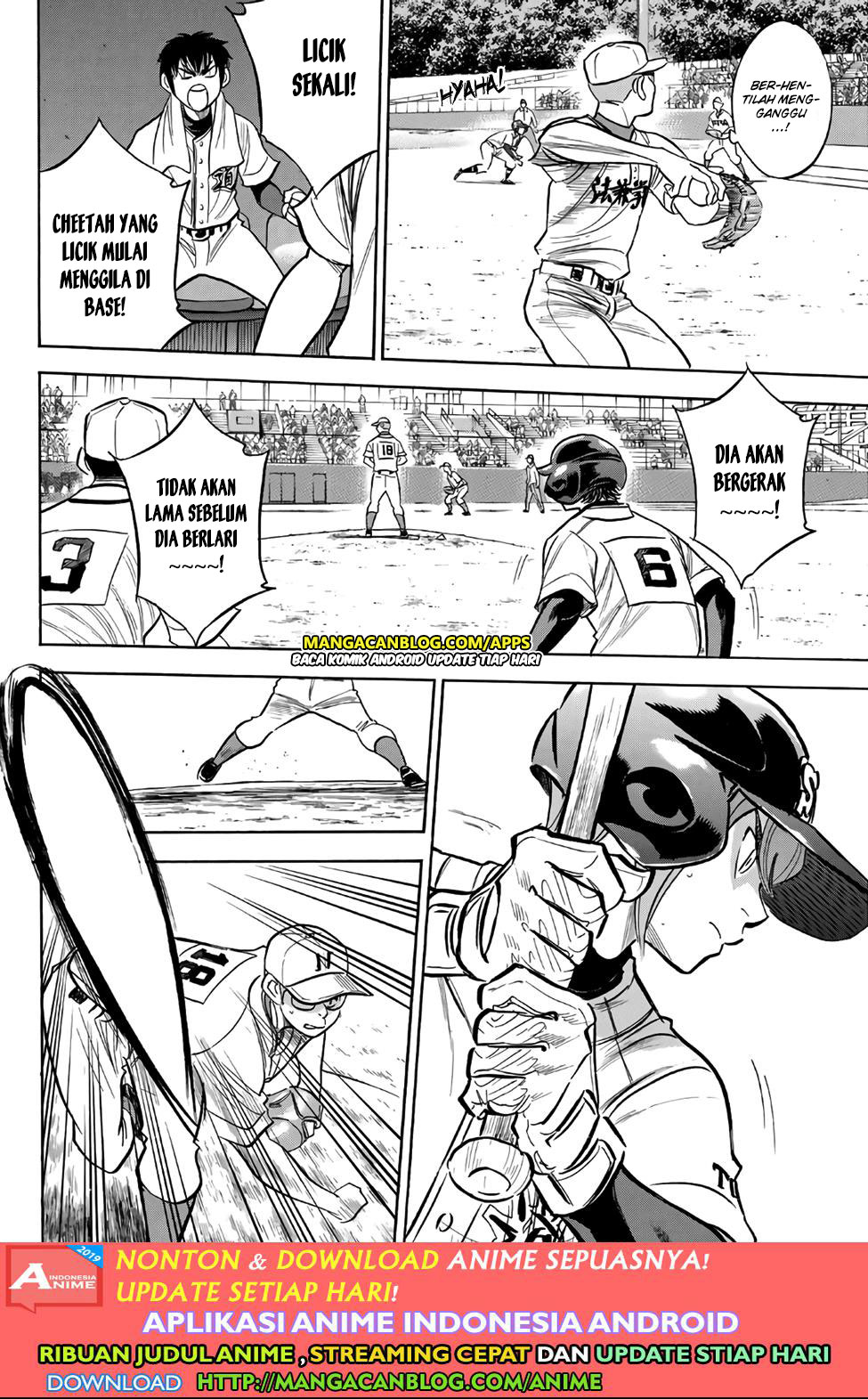 Diamond no Ace Act 2 Bab 191 halaman 14