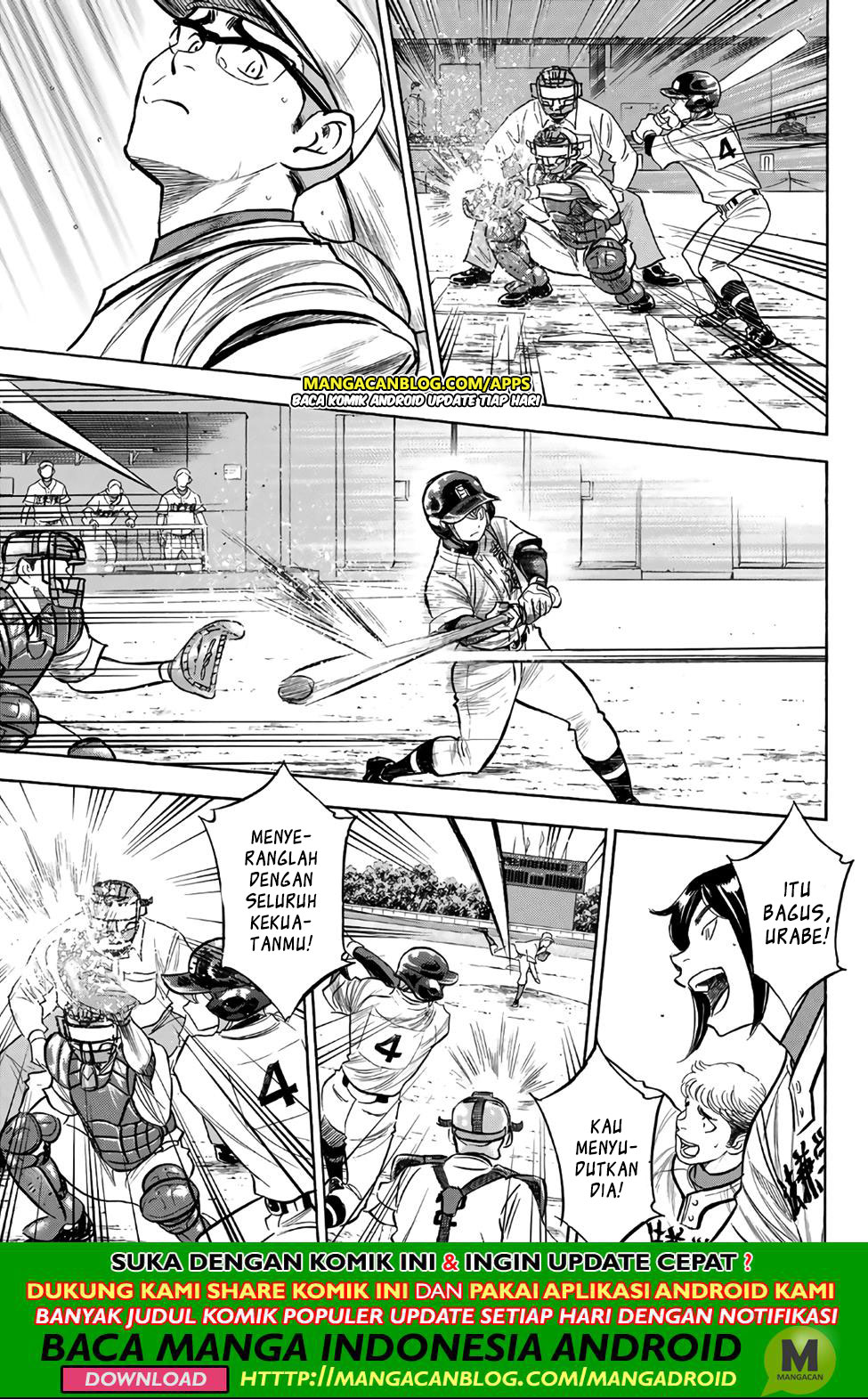 Diamond no Ace Act 2 Bab 191 halaman 15