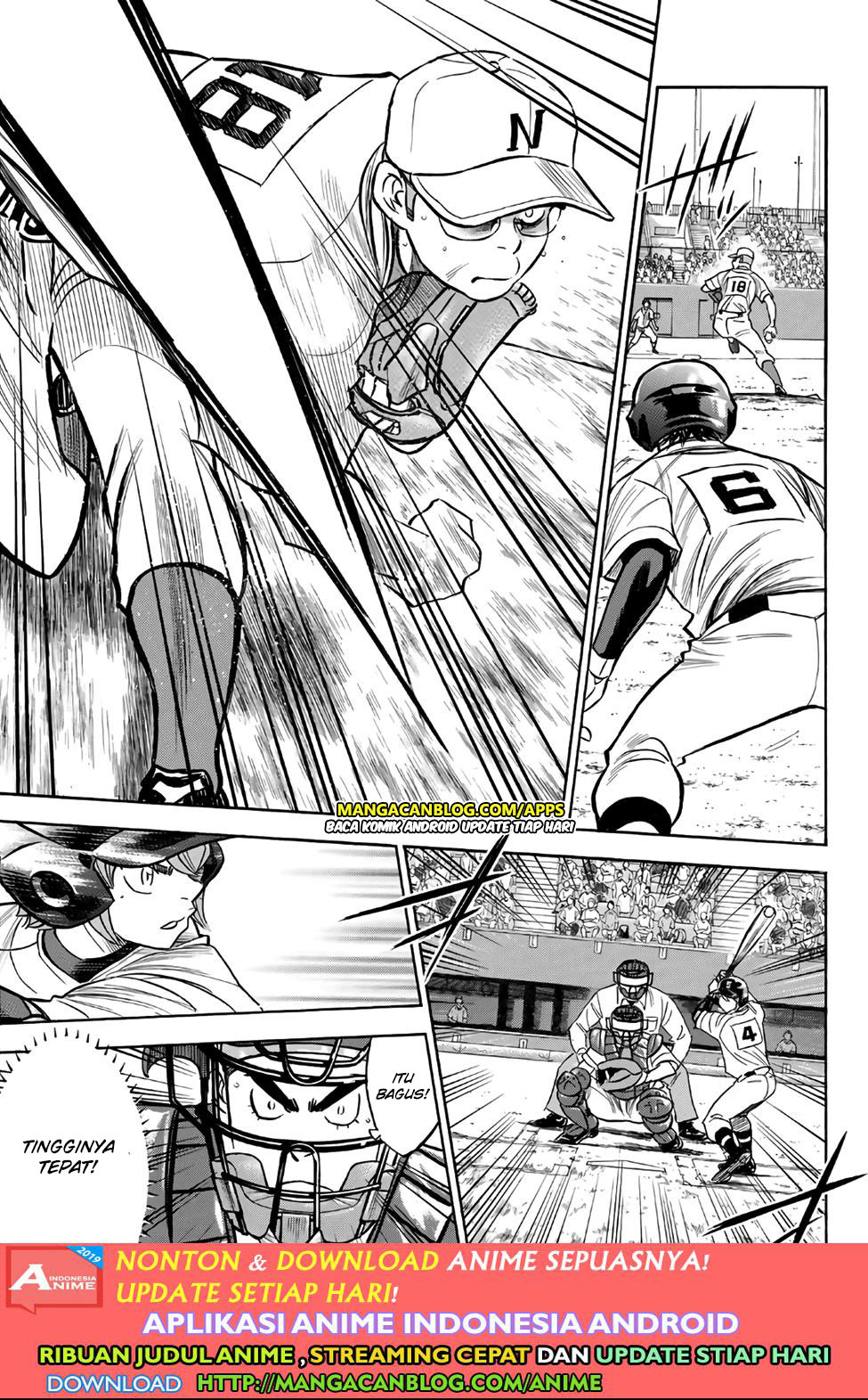 Diamond no Ace Act 2 Bab 191 halaman 17