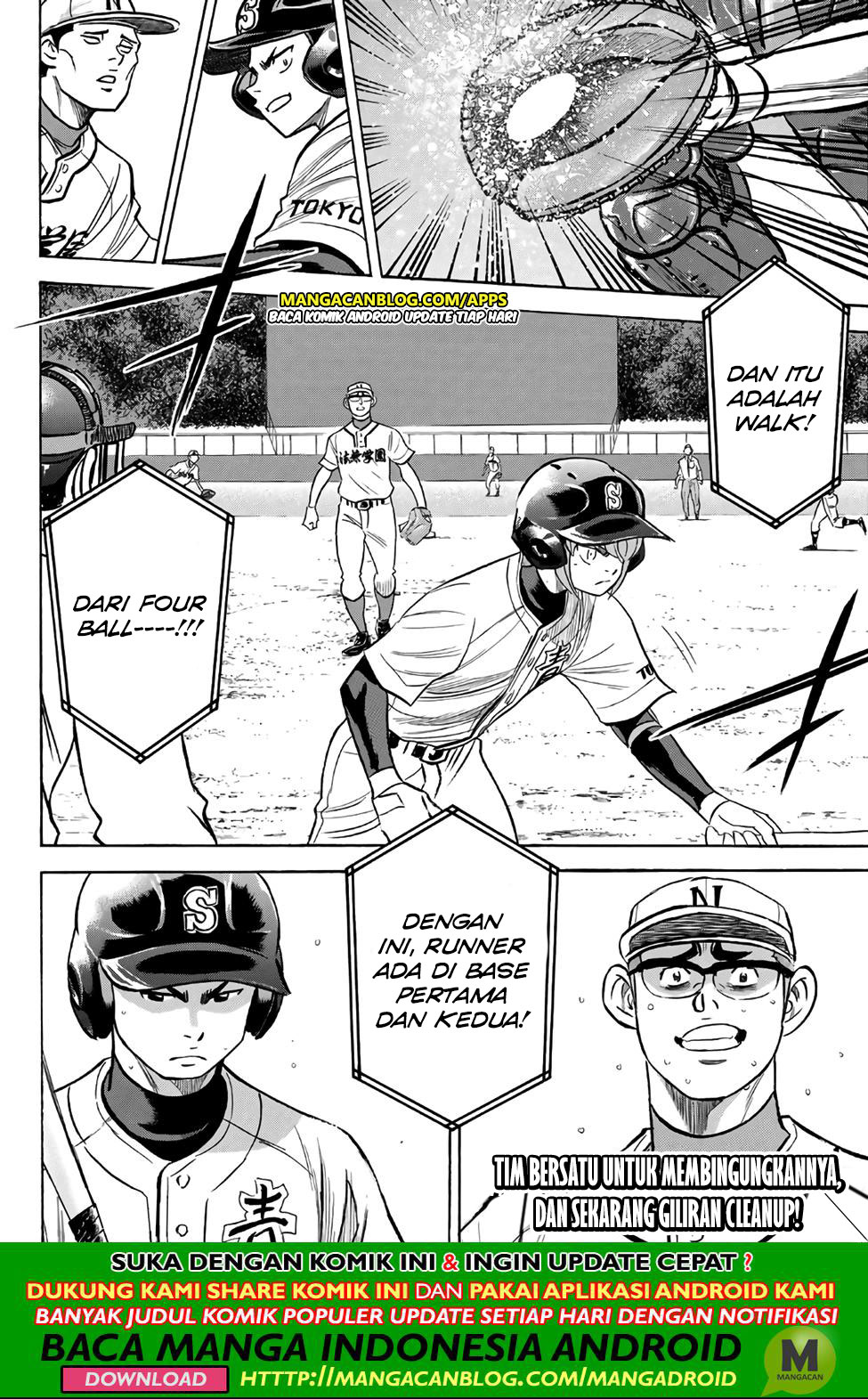 Diamond no Ace Act 2 Bab 191 halaman 20