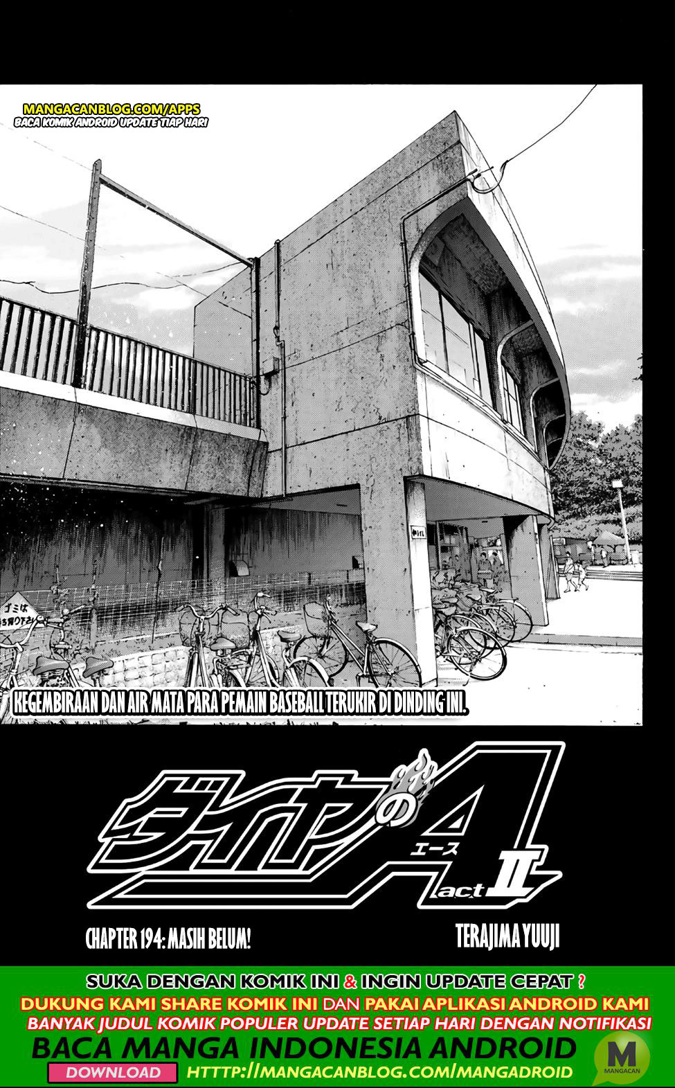 Diamond no Ace Act 2 Bab 194 halaman 1