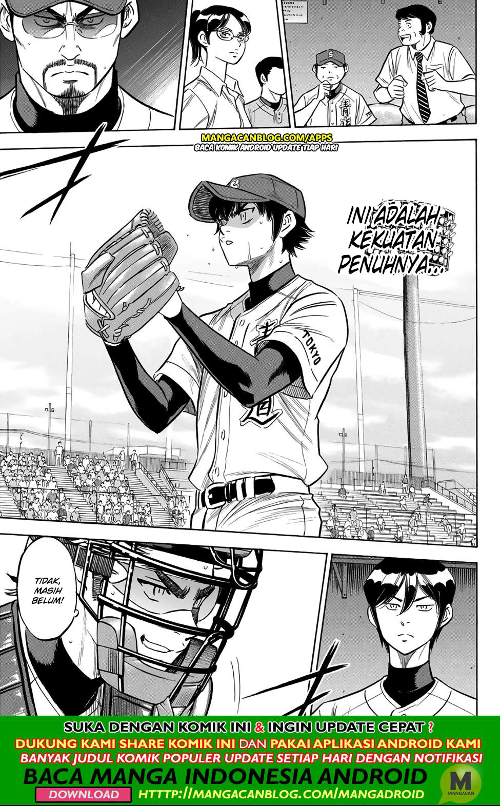 Diamond no Ace Act 2 Bab 194 halaman 15