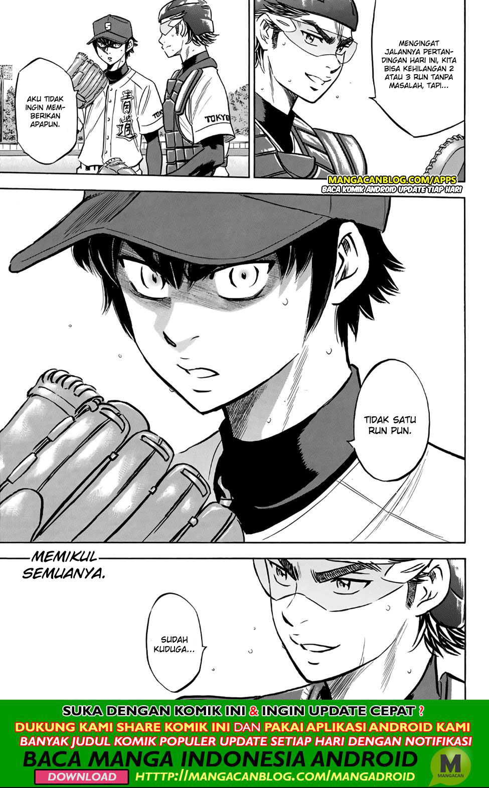 Diamond no Ace Act 2 Bab 194 halaman 19