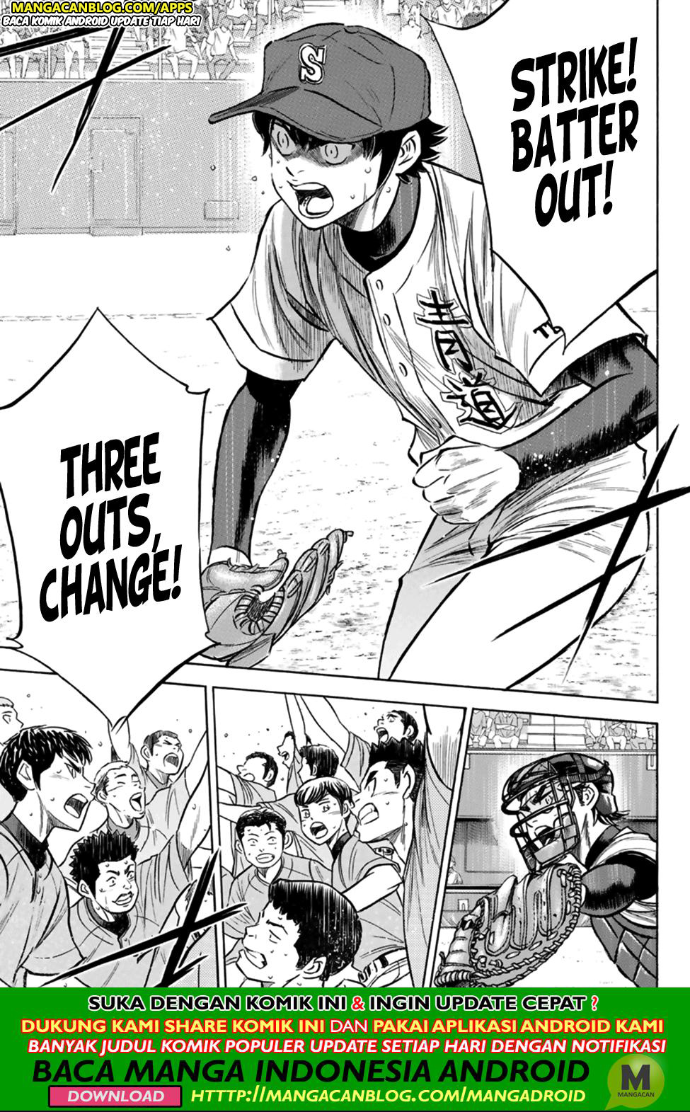 Diamond no Ace Act 2 Bab 196 halaman 6