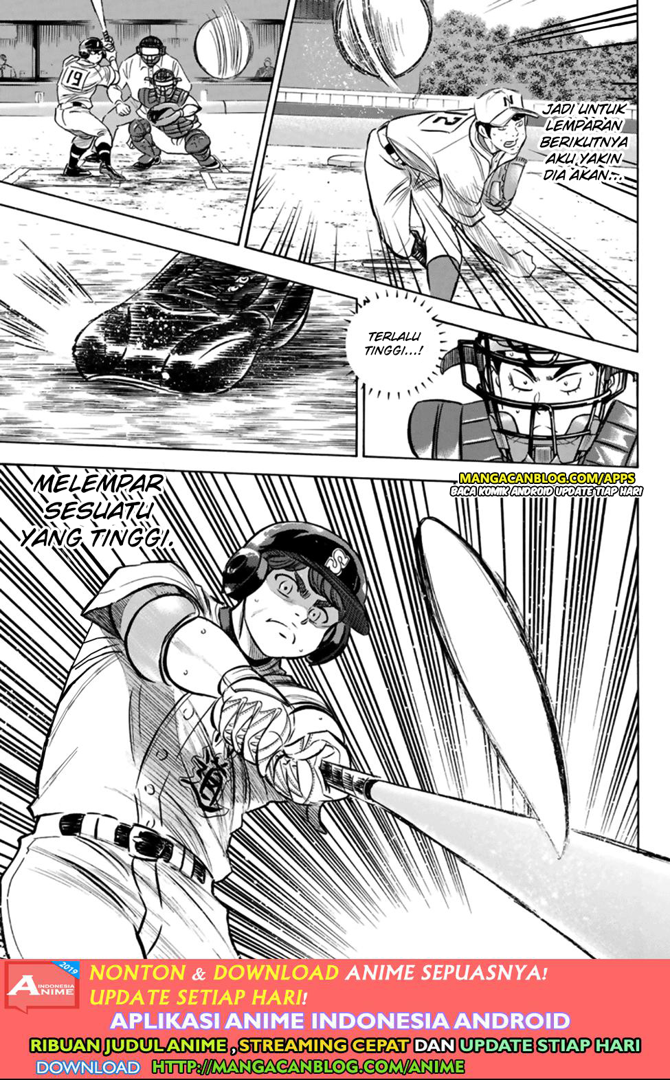 Diamond no Ace Act 2 Bab 196 halaman 16