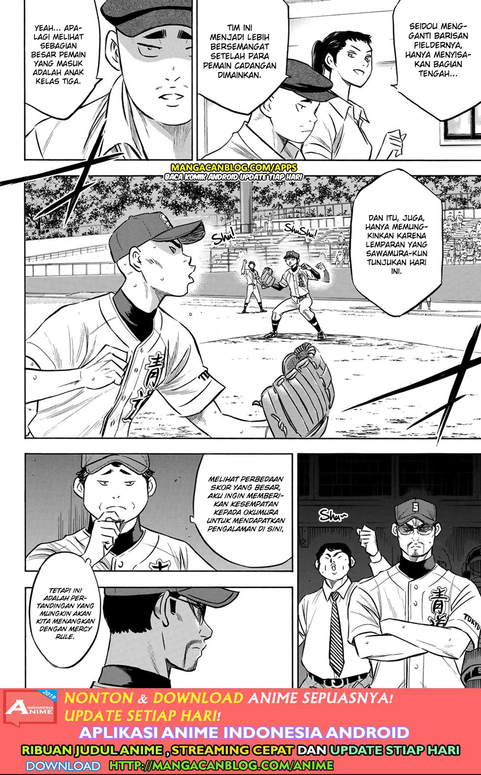 Diamond no Ace Act 2 chapter 197 halaman 4