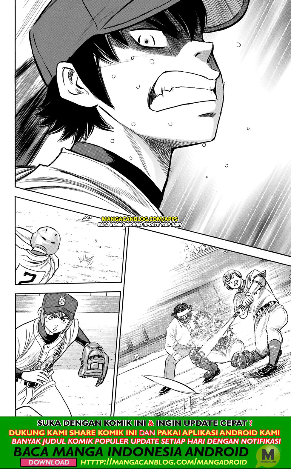 Diamond no Ace Act 2 chapter 197 halaman 8