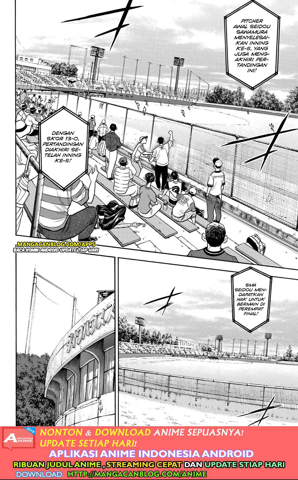 Diamond no Ace Act 2 chapter 197 halaman 10