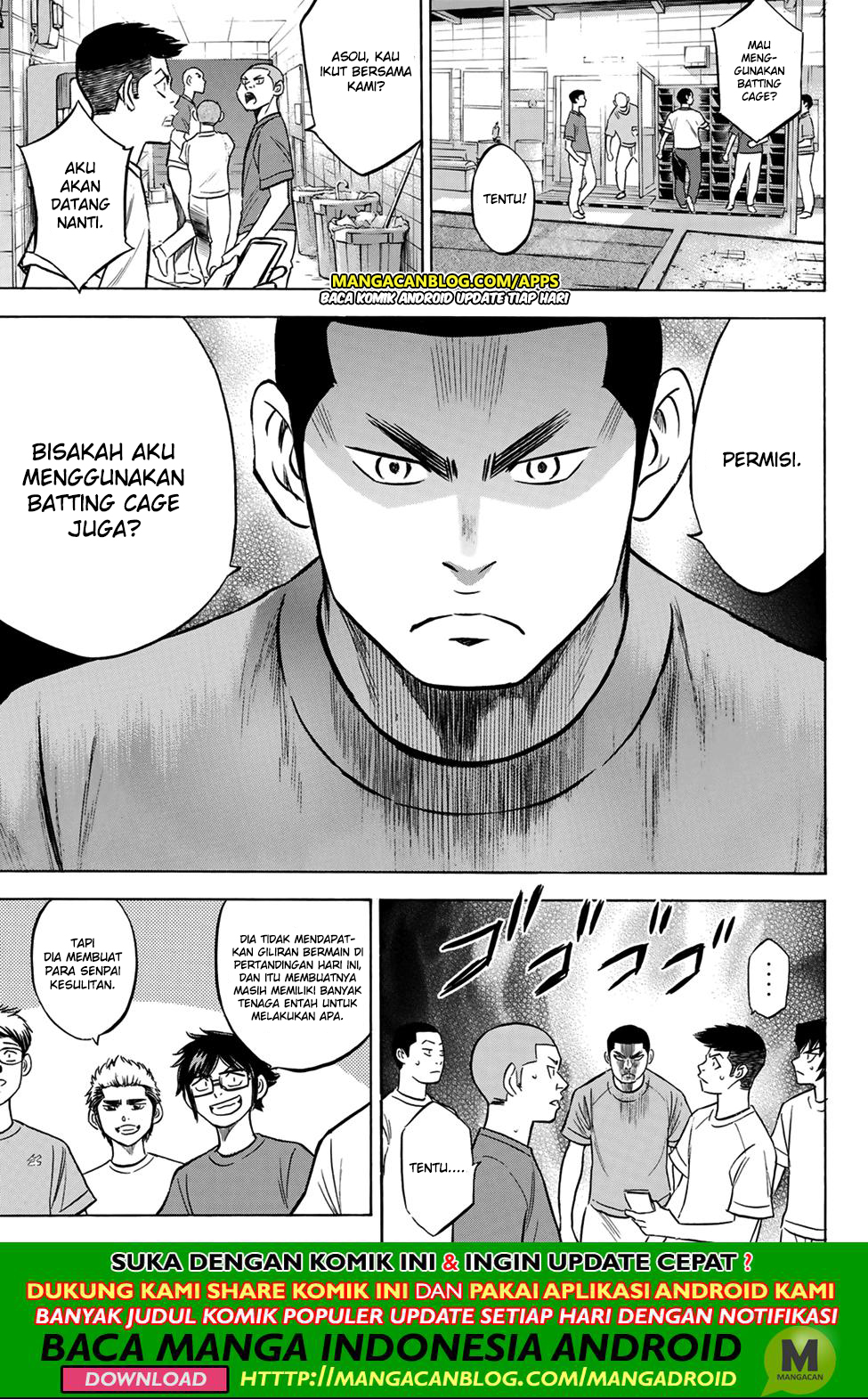 Diamond no Ace Act 2 chapter 198 halaman 7