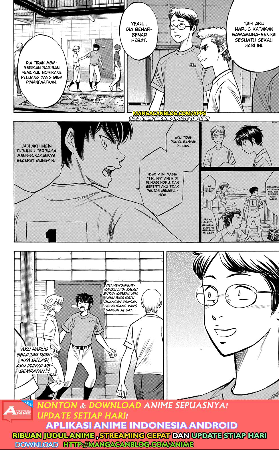 Diamond no Ace Act 2 chapter 198 halaman 8