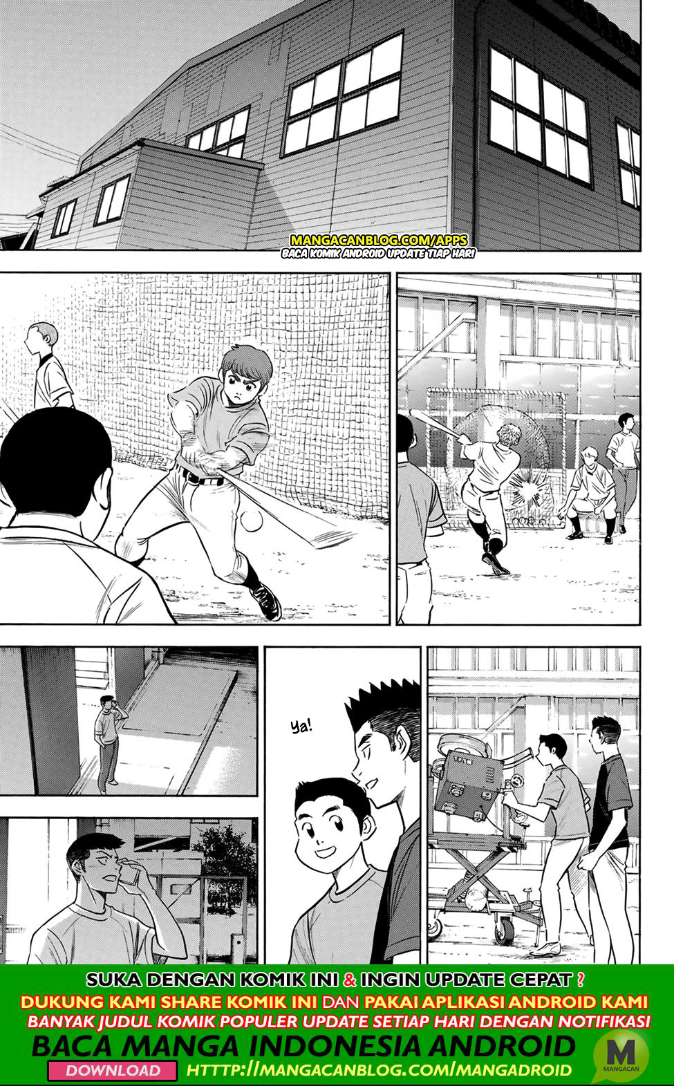 Diamond no Ace Act 2 chapter 198 halaman 9