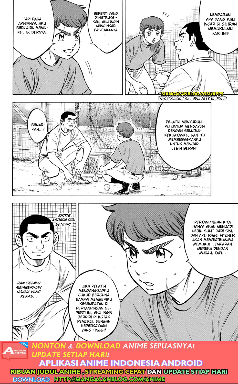 Diamond no Ace Act 2 chapter 198 halaman 10