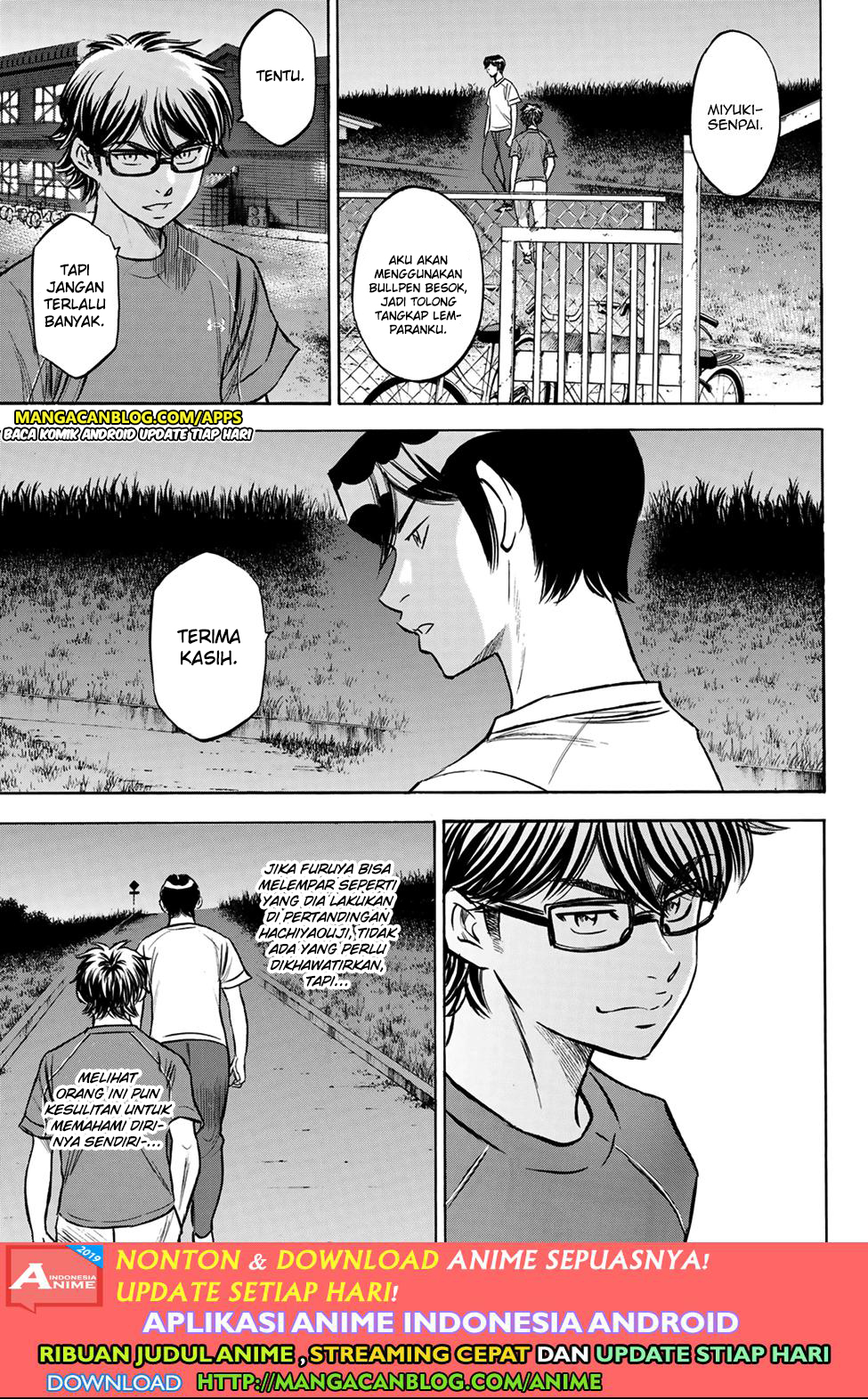 Diamond no Ace Act 2 chapter 198 halaman 13