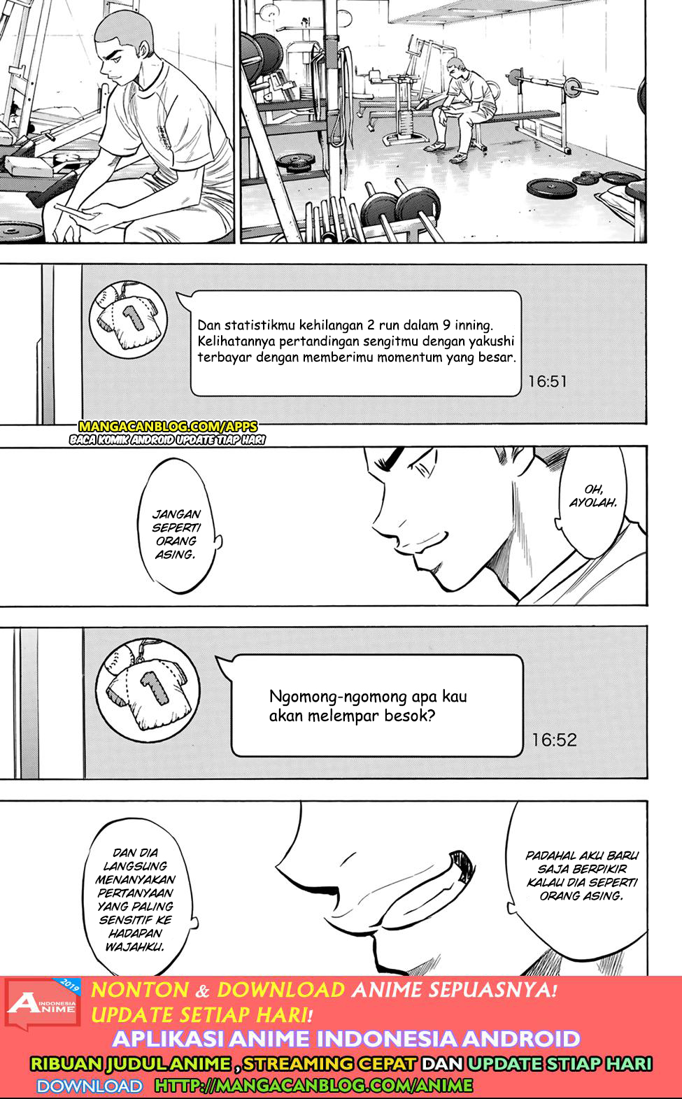 Diamond no Ace Act 2 chapter 199 halaman 3