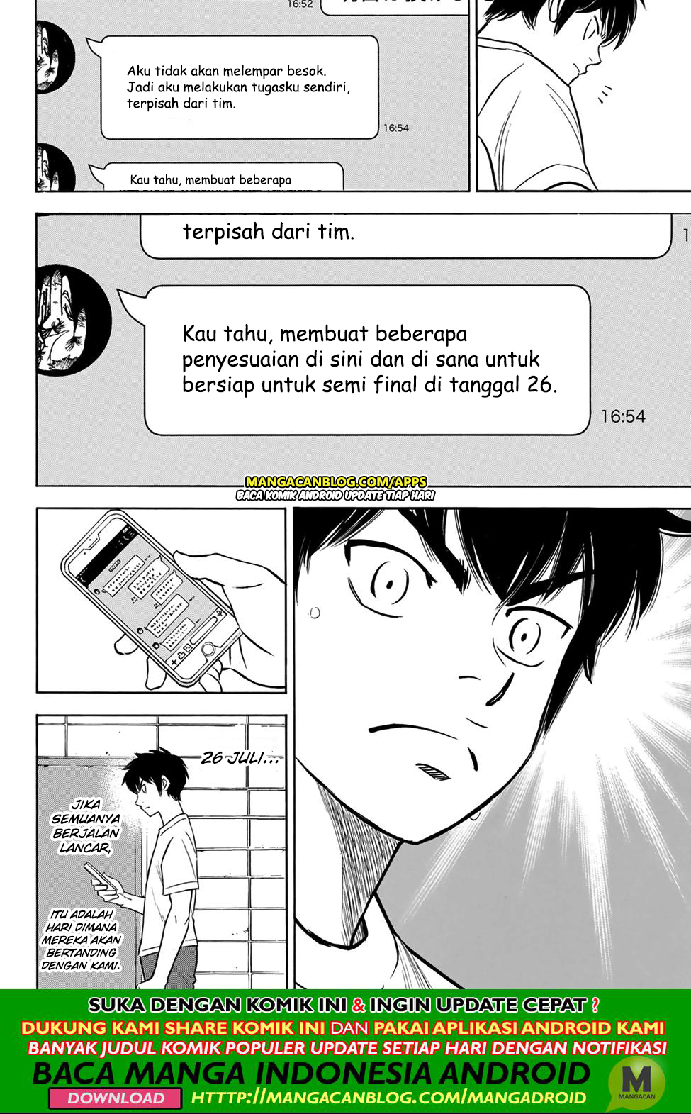 Diamond no Ace Act 2 chapter 199 halaman 4