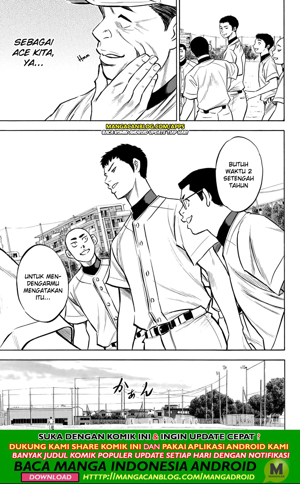 Diamond no Ace Act 2 chapter 199 halaman 9