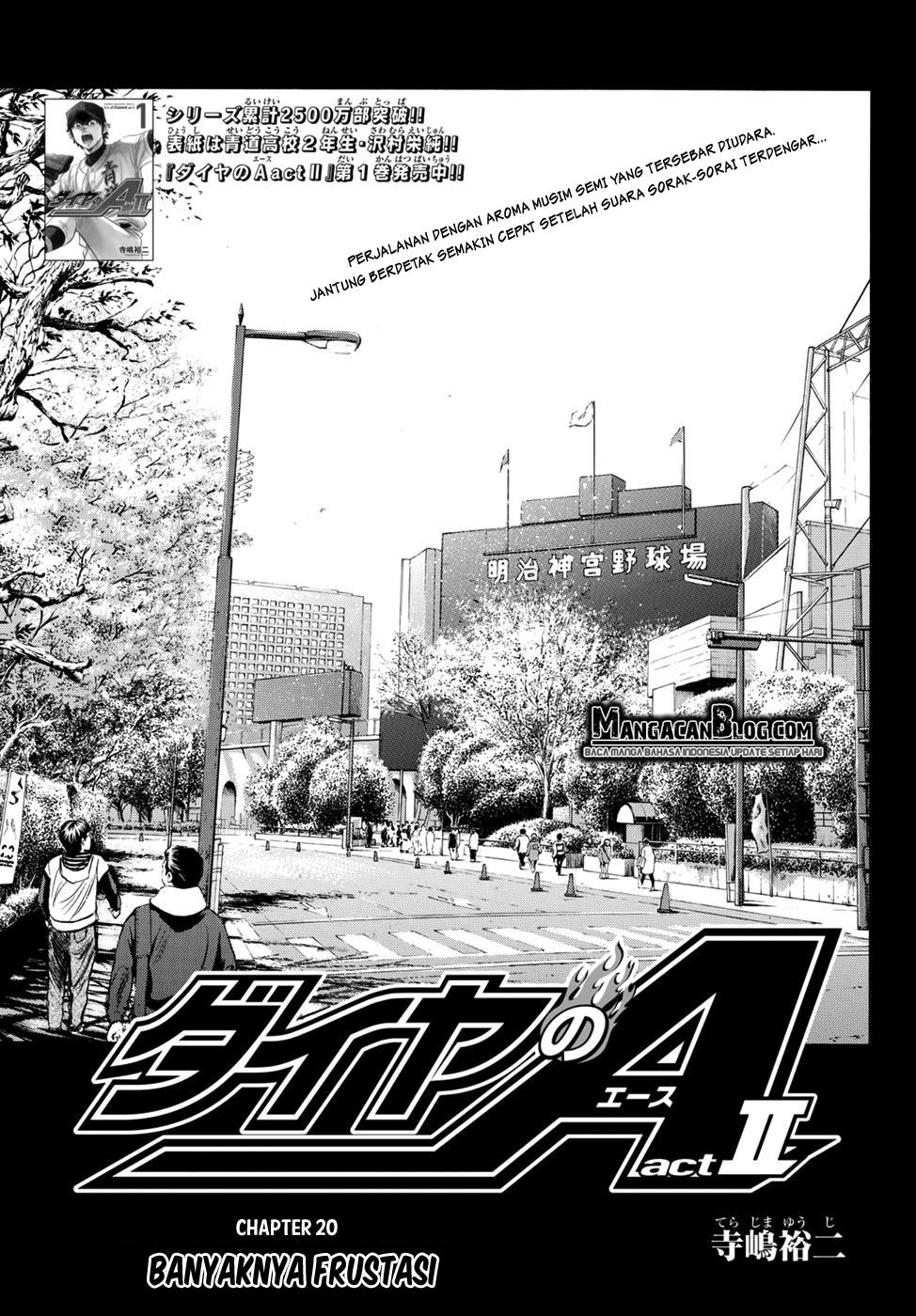 Diamond no Ace Act 2 chapter 20 halaman 1