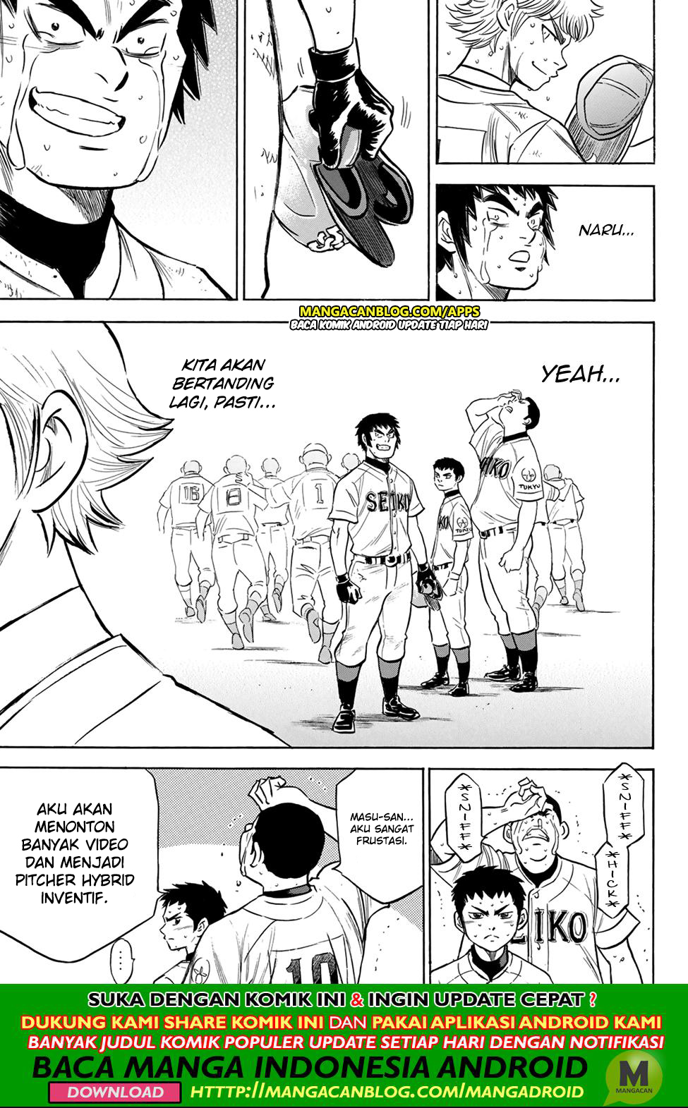 Diamond no Ace Act 2 chapter 200 halaman 14
