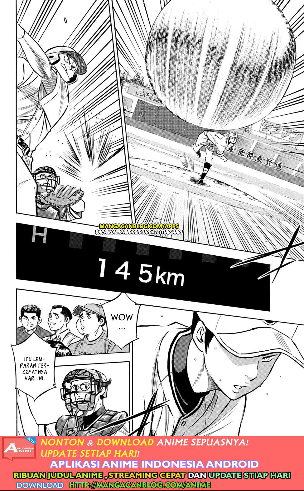 Diamond no Ace Act 2 chapter 201 halaman 8
