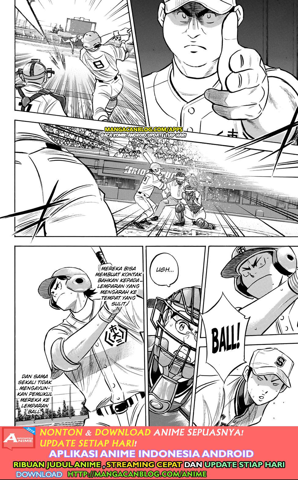 Diamond no Ace Act 2 chapter 201 halaman 12