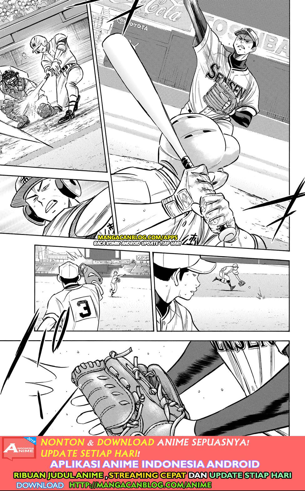 Diamond no Ace Act 2 Bab 202 halaman 9