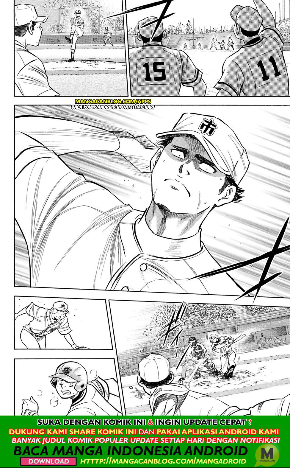 Diamond no Ace Act 2 Bab 202 halaman 12