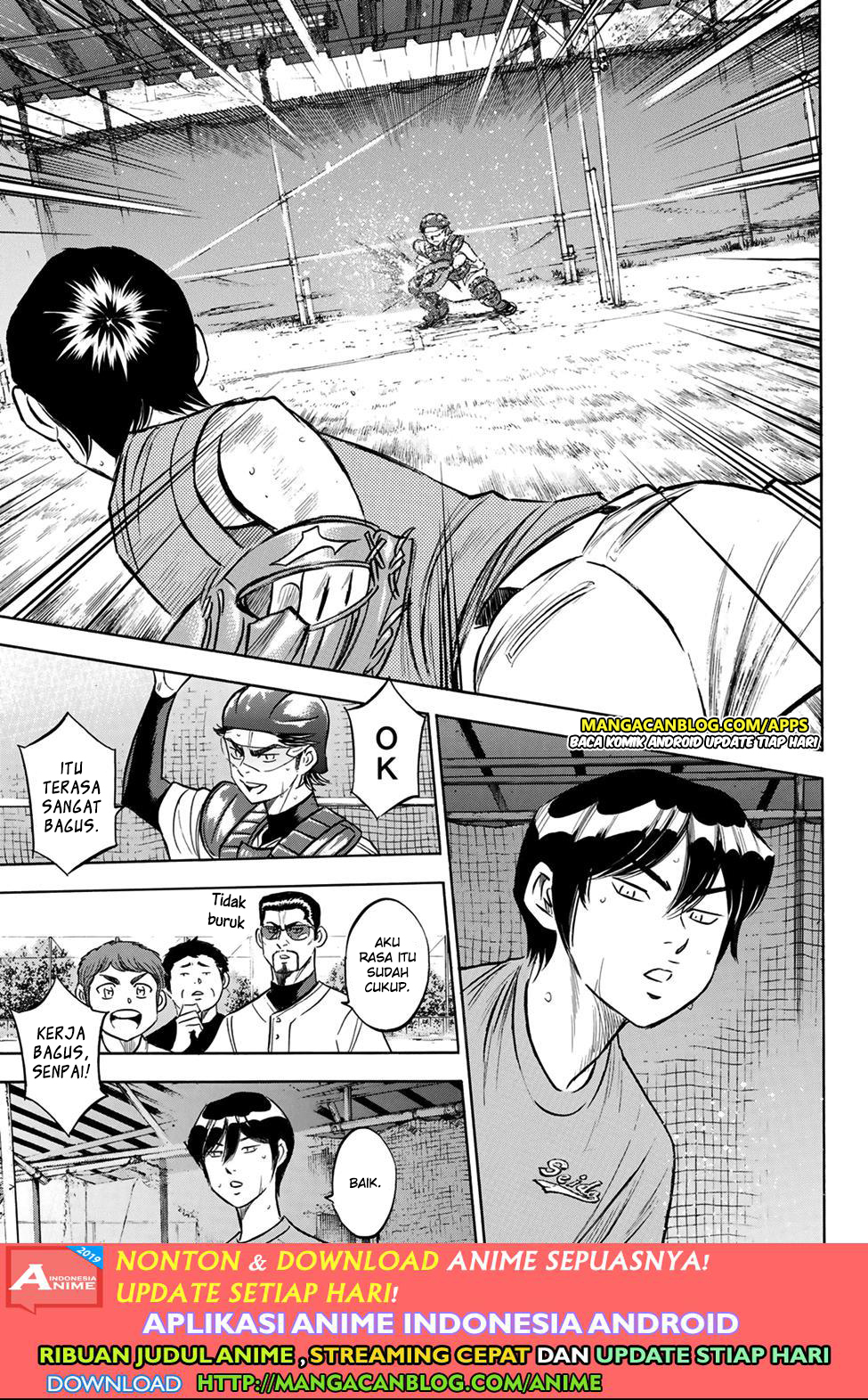 Diamond no Ace Act 2 Bab 202 halaman 19